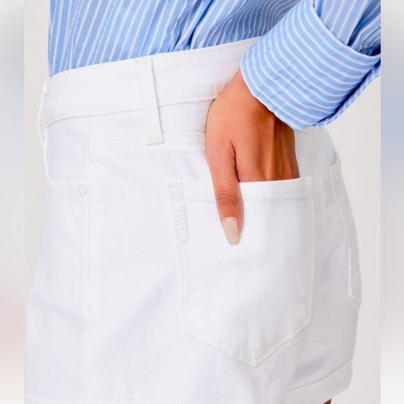 PAIGE Jimmy Jimmy Short Boyfriend Short Raw Hem Cuff Sz 31 - Picture 3 of 11